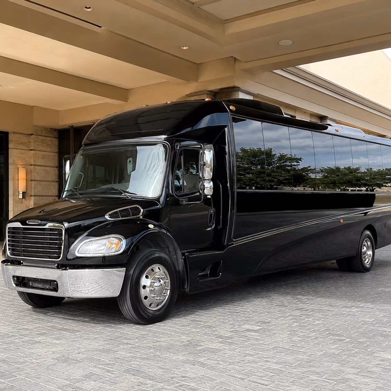 Tulsa Airport Shuttle & Transportation party bus exterior