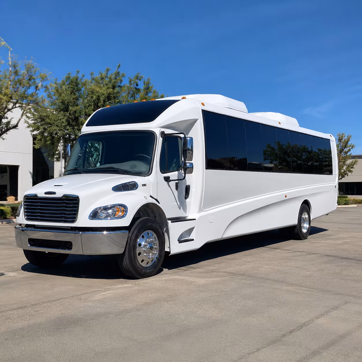 Tulsa Airport Shuttle & Transportation party bus exterior