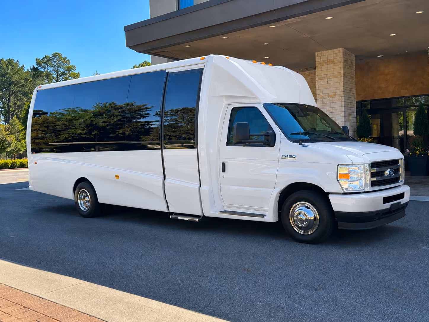 Tulsa Airport Shuttle & Transportation party bus exterior
