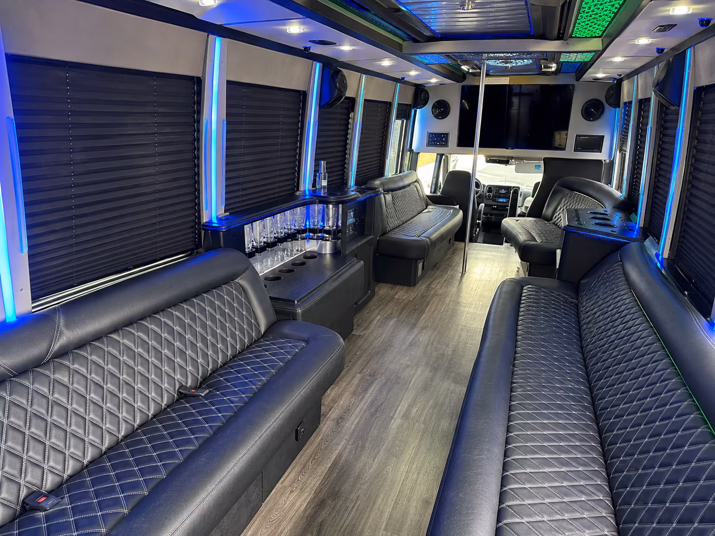 Tulsa Bachelor & Bachelorette Transportation party bus exterior