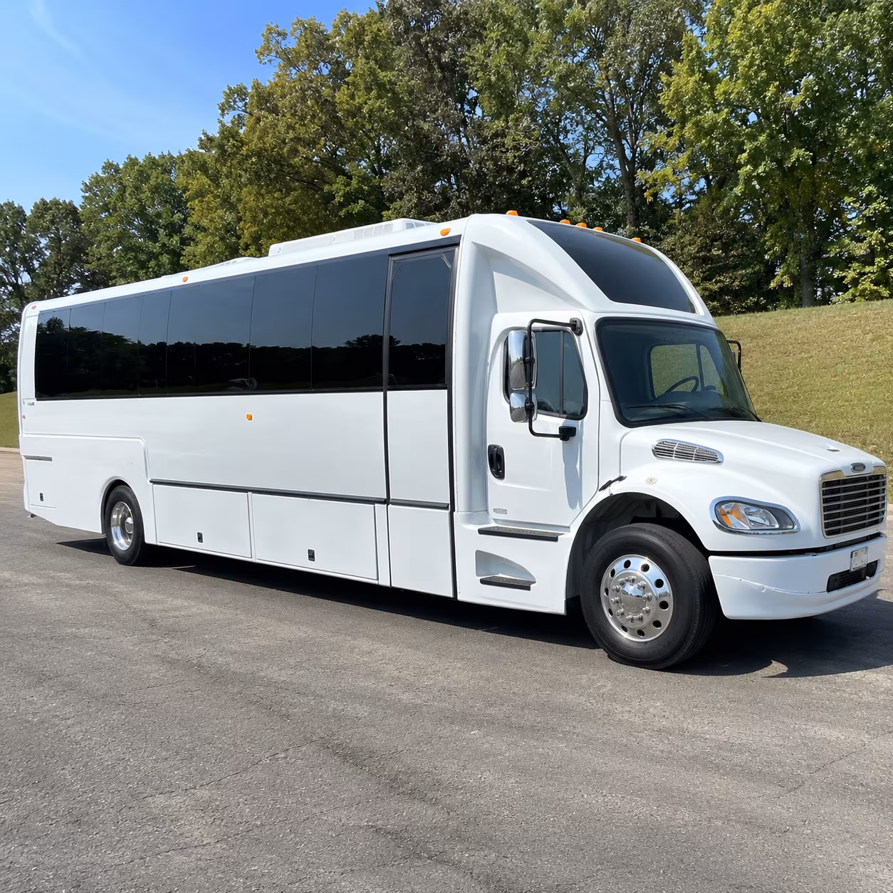 Tulsa Private Event Transportation party bus exterior