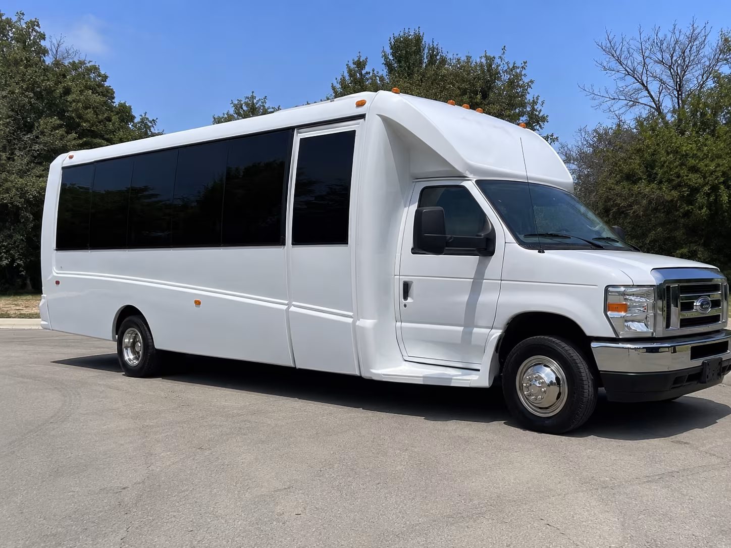 Tulsa Private Event Transportation party bus exterior