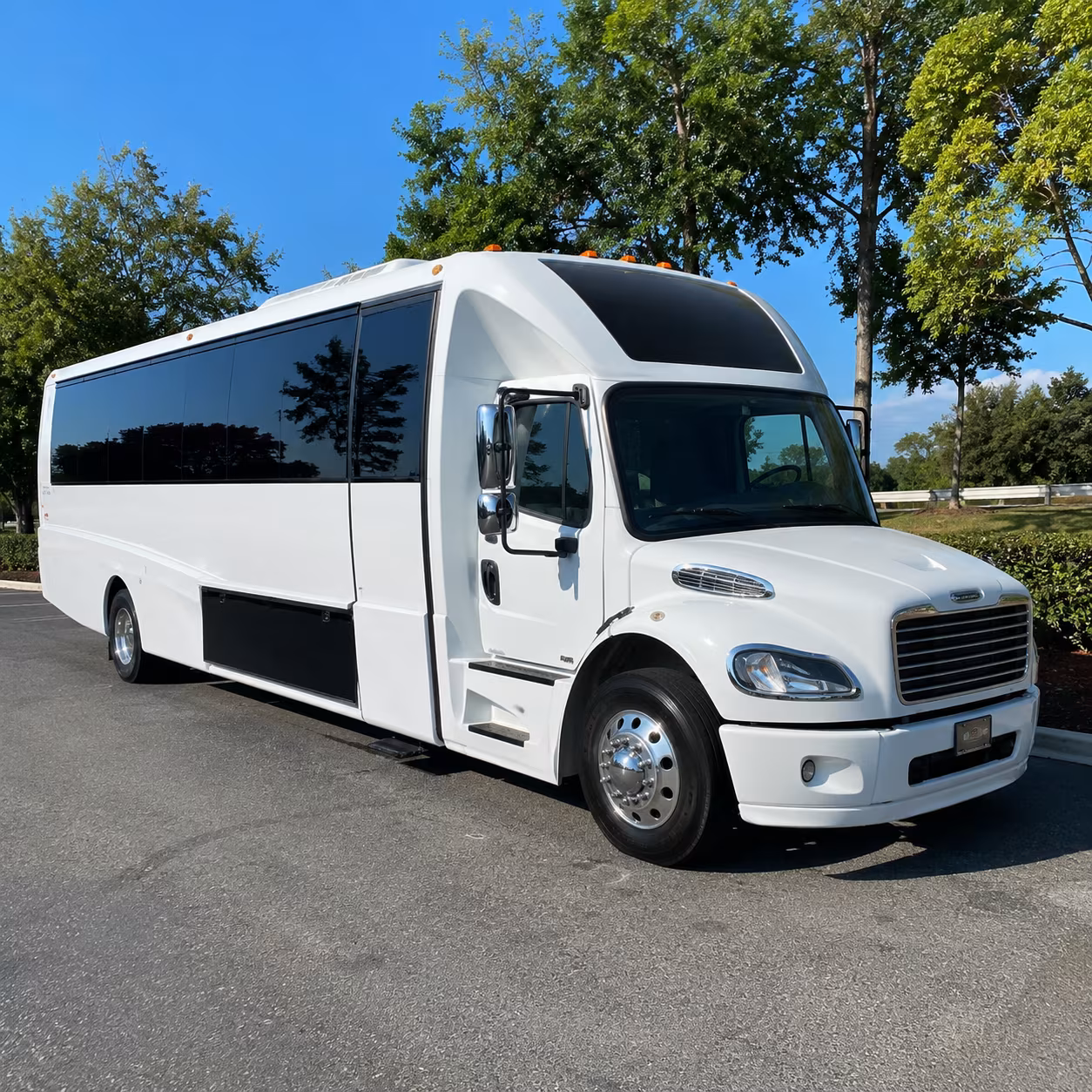 Tulsa Private Event Transportation party bus interior
