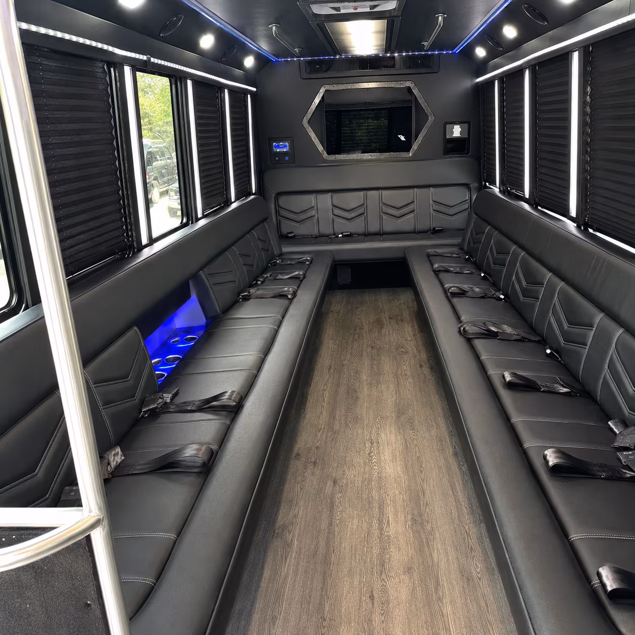 Tulsa Sporting Event Transportation onboard seating