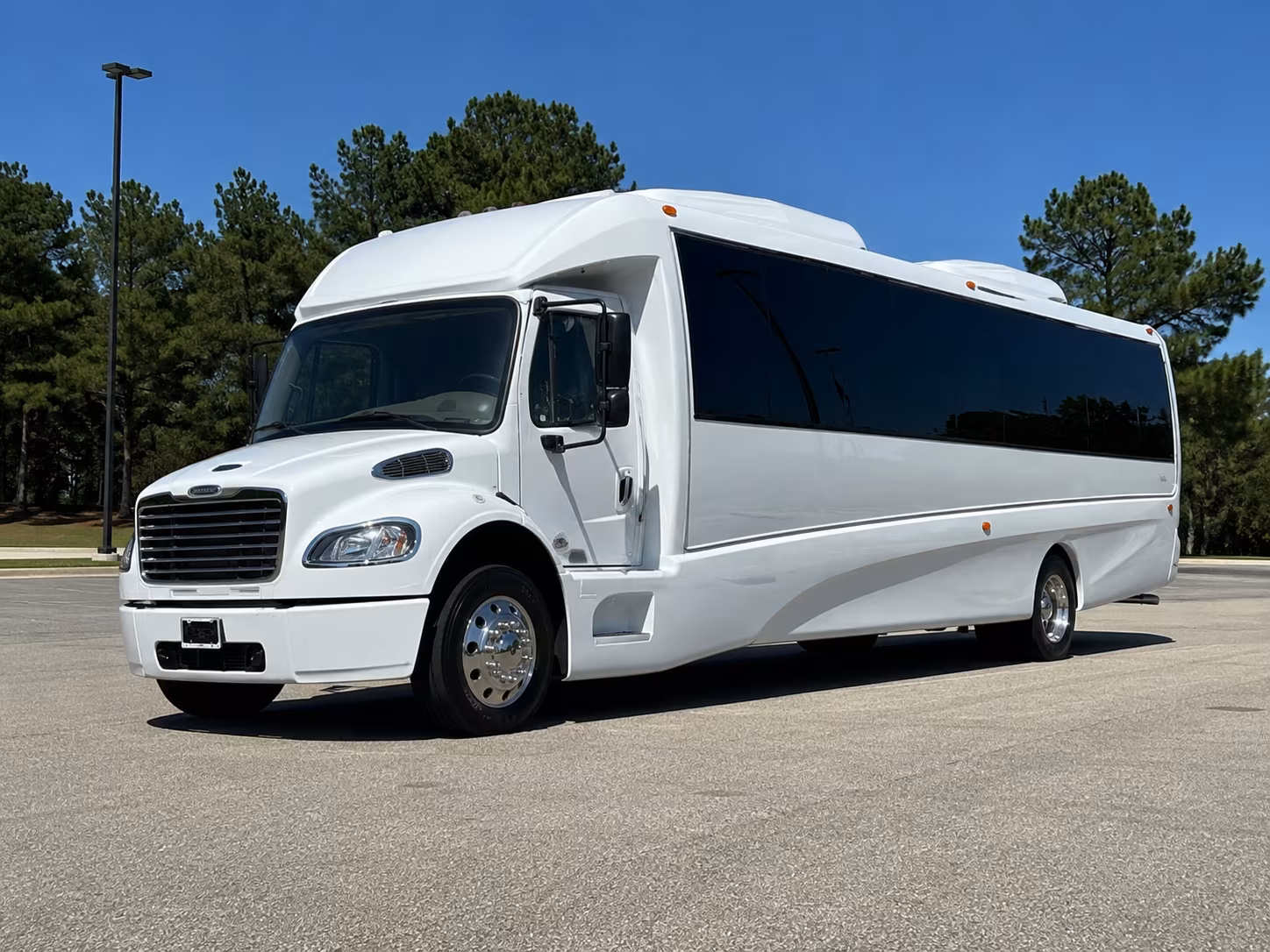 Tulsa Wedding Transportation party bus exterior