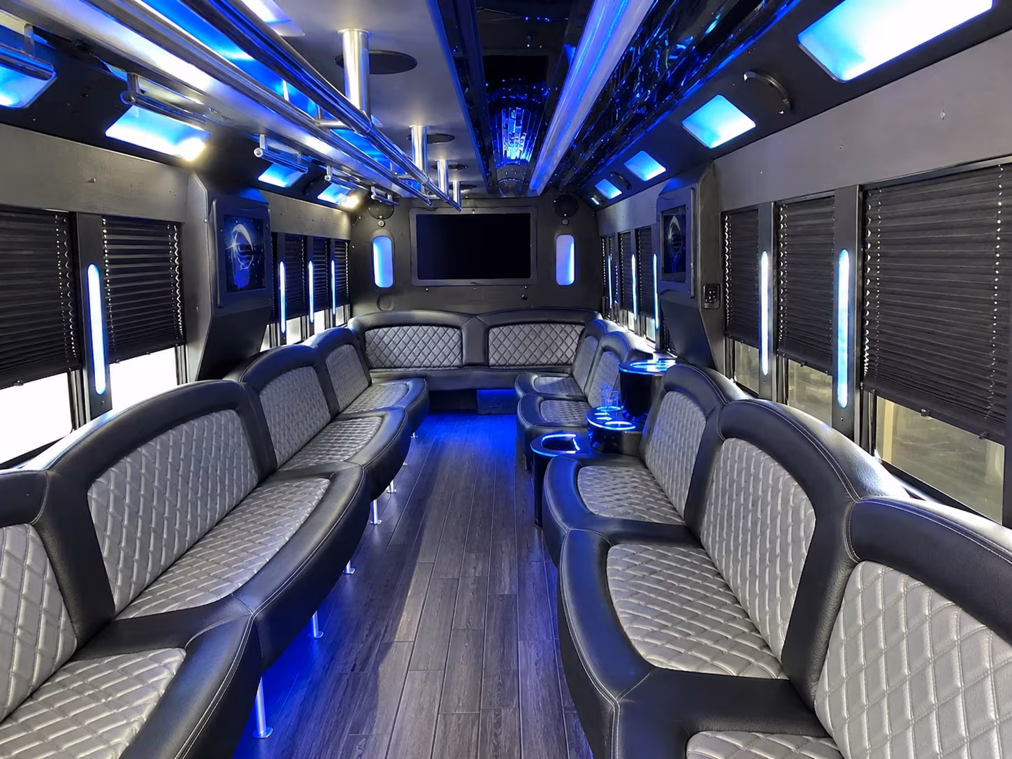 Tulsa Wedding Transportation party bus exterior