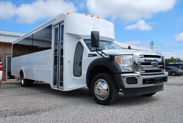 airport transportation party bus rental tulsa